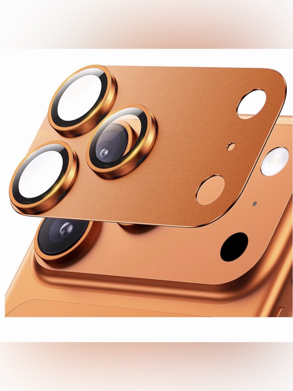 iPhone 17 Pro Camera Lens Protector orange - Picture 2 of 3
